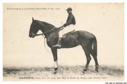 Delcampe - CAR-ABRP6-0536-HIPPISME - Jeannette - Baie Née En 1909 - Par Elfe Et Boule De Neige - Par Prince Noir - Reitsport