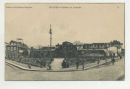 Delcampe - CHAVES - Jardim Da Avenida  (2 Scans) - Vila Real