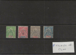 Delcampe - NOUVELLE CALEDONIE  LOT 59/62     OBLIT - Lots & Serien