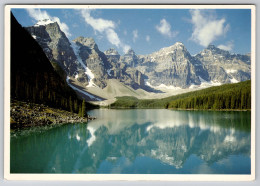 Delcampe - Moraine Lake Valley Of The Ten Peaks Carte Postale Postcard - Altri & Non Classificati
