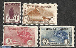 Delcampe - France 1926 War Victims 4v, Mint NH, Art - Sculpture - Neufs