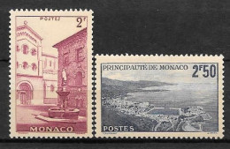 Delcampe - 1939 - 178 + 179A *MH  - Vue De Monaco - Nuevos