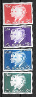 Delcampe - PA - 1982 - 100 à 103 **MNH - Princes Rainier III Et Albert II - Aéreo