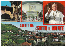 Delcampe - Saluti Da Sotto Il Monte - Casa Natale Di Papa Giovanni XXIII - La Tomba - Sua Santità Giovanni XXIII - NV - Bergamo