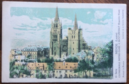 Delcampe - SOLUTION PAUTAUBERGE : Image Format Carte Postale - 6e Série - MENDE, La Cathédrale - Publicités