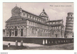 Delcampe - PISA:  DUOMO  DI  FIANCO  E  CAMPANILE  -  FP - Pisa