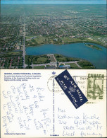 Delcampe - Postcard Regina (Saskatchewan) Luftbil Areal View 1968  Gel. Air Mail - Autres & Non Classés