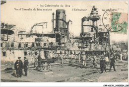 Delcampe - CAR-ABIP1-0055-BATEAU - La Catastrophe Du Léna - Vue D'ensemble Du Léna - Vendue En L'état - Ferries