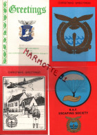 Delcampe - CARTE DE VOEUX RAF AIR FORCES ESCAPES EVASION SOCIETY AFEES AVIATION 1939 1945 SOCIETE EVASION PILOTE - 1939-45