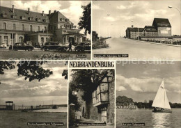 Delcampe - Neubrandenburg Bahnhof Bruecke Bootsanlegestelle Am Tollensesee Waldhaus Moencht - Neubrandenburg