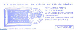Delcampe - France 2003 Vie Quotidienne, Booklet 10x Timbre Rouge S-a, Mint NH, Stamp Booklets - Neufs