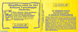 Delcampe - France 1998 L'enveloppe Timbrée, Booklet 10x Timbre Rouge S-a, Mint NH, Stamp Booklets - Neufs