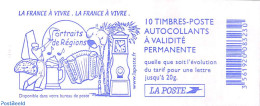 Delcampe - France 2006 Portraits De Régions, Booklet 10x Timbre Rouge S-a, Mint NH, Stamp Booklets - Neufs