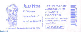 Delcampe - France 2006 Jules Verne, Booklet 10x Rouge S-a, Mint NH, Stamp Booklets - Art - Jules Verne - Neufs