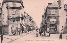Delcampe - 50 AVRANCHES LA RUE DE LA CONSTITUTION - Avranches