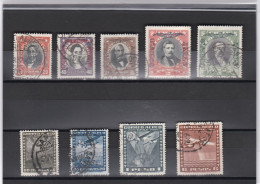 Delcampe - CHILI 1 Lot De 9 Timbres Oblitéré Poste Aérienne 1928 à 1938 - Chile