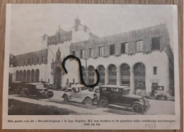 Delcampe - Los Angeles - USA - Paleis " Herald-Express "  - Origin. Knipsel Coupure Magazine  - 1933 - Non Classés