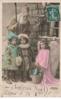 Delcampe - FETES VOEUX AF#DC718 PERE NOEL JOYEUX NOEL ENFANTS ET LEURS CADEAUX - Engel