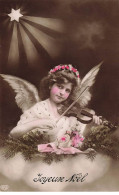 Delcampe - ANGES AB#MK15 JOYEUX NOEL UN ANGE QUI JOUE DU VIOLON VIOLONISTE - Engel
