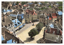 Delcampe - CQ-BFP1-0543-23 - FELLETIN - En Avion Au-dessus - Place Courtaud - Felletin