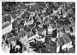 Delcampe - CQ-BFP1-0551-23 - FELLETIN - En Avion Au-dessus - Place De La Halle Et Vue D'ensemble - Felletin