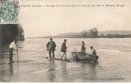 Delcampe - 33 LANGON #FG54540 LE CRIME DE LANGON SONDAGE DE LA GARONNE RECHERCHE DU CORPS - Langon