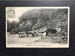 Delcampe - CPA  LOUVRES   Entrée D'une Champignonnière   N° 17 - Louvres