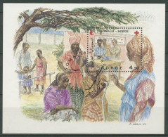 Delcampe - Norwegen 1987 Rotes Kreuz In Mogadischu Somalia Block 7 Gestempelt (C25937) - Blocks & Kleinbögen