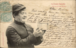 Delcampe - CPA Fantaisie Homme La Bonne Gamelle - Humor