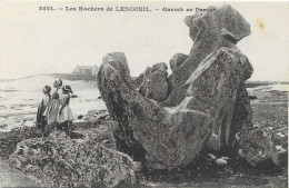 Delcampe - LESCONIL Les Rochers  Garrek Ar Person Villard N° 3421 - Lesconil