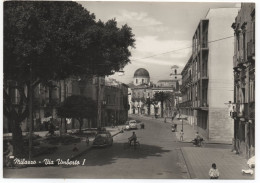 Delcampe - Milazzo - Via Umberto I (animata) - Messina