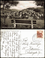 Delcampe - Ansichtskarte Meschede Blick Von Der Bank Hochhäuser Und Stadt 1967 - Meschede