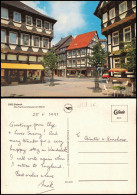 Delcampe - Ansichtskarte Einbeck Alte Fachwerkhäuser Am Markt, Geschäfte, Hotel 1988 - Einbeck