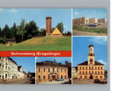 Delcampe - 50267341 - Schneeberg Neubaugebiet U. Rathaus - Raxgebiet