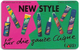 Delcampe - Germany - CP Advantage 3 - New Style - K 0032C - 01.1994, 6DM, 4.000ex, Used - K-Series: Kundenserie