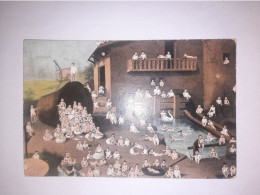 Delcampe - CPA  ,   Bébé Ferme Cygne   , (écrite Affranchie 1906) - Kinder-Zeichnungen