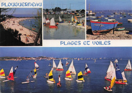 Delcampe - 29 PLOUGUERNEAU PLAGES ET VOILES - Plouguerneau