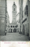 Delcampe - BORDIGHERA - Piazza Del Popolo - Inizi '900 - NON VIAGGIATA - Rif. 1842 PI - Imperia