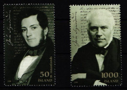 Delcampe - Island 1323-1324 Postfrisch 200. Geburtstag Von Jón Sigurðsson #IR014 - Autres & Non Classés
