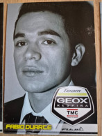 Delcampe - Card Fabio Duarte - Team Geox-TMC - 2011 - Cycling - Cyclisme - Ciclismo - Wielrennen - Cycling