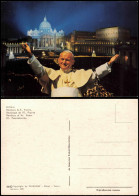 Delcampe - Postcard Vatikanstadt Rom Petersdom S. Petri Bei Nacht Papst 1981 - Vatikanstadt