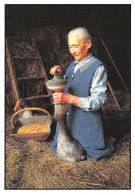 Delcampe - Vivre Au Pays GAVAGE D UNE OIE A LA MAIN Sud Image 33650 La Brede 33(scan Recto-verso)MA323 - Kunsthandwerk