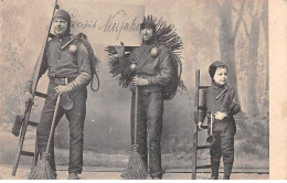 Delcampe - Métiers - N°86644 - Ramoneurs, Dont Un Jeune Garçon - Kunsthandwerk