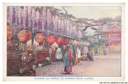 Delcampe - CAR-AFOP13-0608-JAPON - Glycines Au Temple De Kameido TOKYO - Tokyo