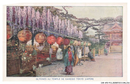 Delcampe - CAR-AFOP13-0601-JAPON - Glycines Au Temple De Kameido TOKYO - Tokyo