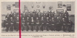Delcampe - Blankenberge - Groep Gemeenteontvangers Regio Brugge / Oostende  - Orig. Knipsel Coupure Tijdschrift Magazine - 1927 - Non Classificati