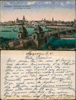 Delcampe - Ansichtskarte Mainz Rheinbrücke Straßenbrücke Nach Kastel 1920 - Mainz