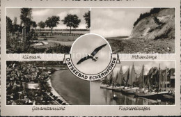 Delcampe - ECKERNFoeRDE Ostseebad Kurpark Moewenberge Gesamtansicht Fischereihafen - Eckernfoerde