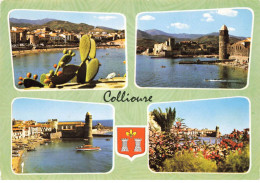 Delcampe - 66 COLLIOURE AA#DC851 MULTIVUES LA TOUR DE L EGLISE SAINT VINCENT LE CHATEAU ROYAL LA PLAGE - Collioure