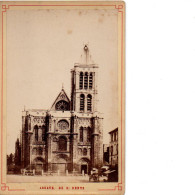 Delcampe - 93 SAINT DENIS  Carte Photo Abbaye   Sur Support Carton Année 1890 Environ   165x110 + 20gr ,photo Vagneur - Saint Denis